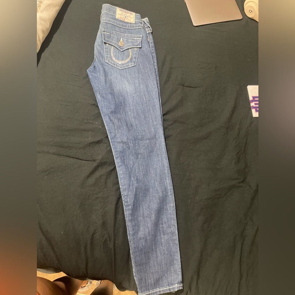 Rhinestone True Religion legging jeans